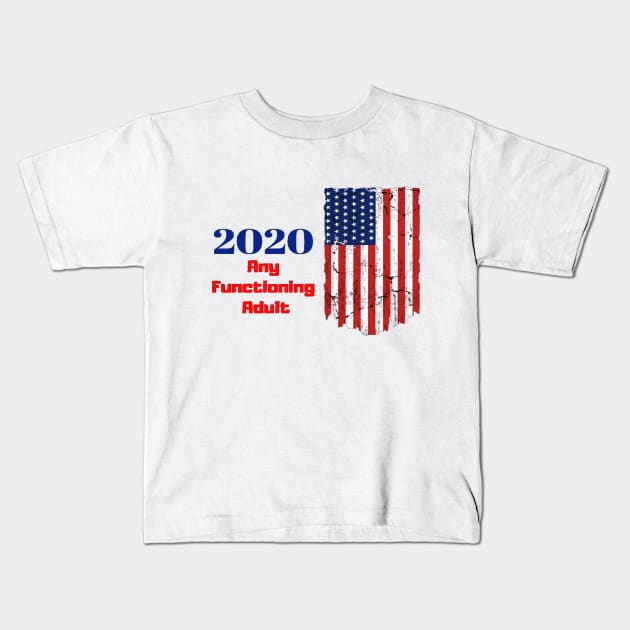 2020 Election USA Kids T-Shirt by TulipDesigns